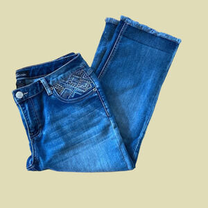 Bling Crop Jeans